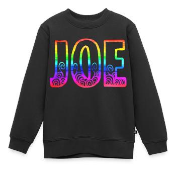 joe rs regenbogen - Kinder Premium Organic Sweatshirt - Schwarz - Vorne - AI Model Kid Female (0cm)