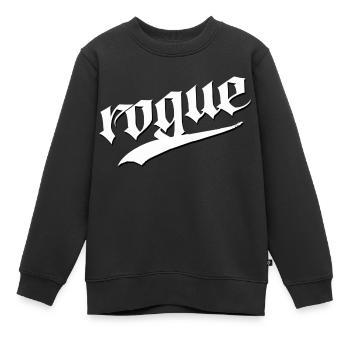 escroc voyou schelm bandit pointu chemise de garçon - Sweat Premium enfant bio - noir - Devant - AI Model Kid Female (0cm)