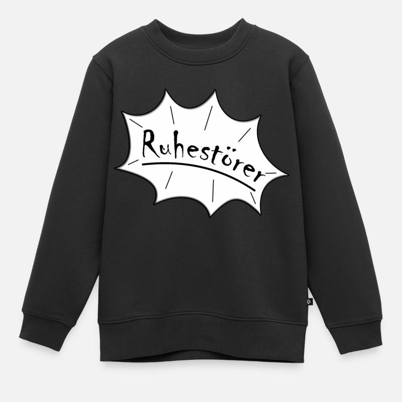 Ruhestörer - Kinder Premium Organic Sweatshirt - Schwarz