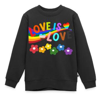 Pride - Kinder Premium Organic Sweatshirt - Schwarz - Vorne - AI Model Kid Female (0cm)