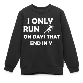 Fußball Soccer - Kinder Premium Organic Sweatshirt - Schwarz - Vorne - AI Model Kid Female (0cm)