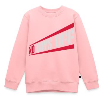 no days off quote - Kids Premium Organic Sweatshirt - rose - Front - AI Model Kid Female (0cm)