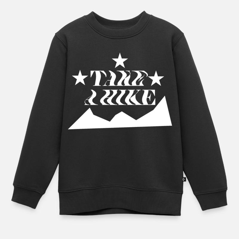 Climbing - Kids Premium Organic Sweatshirt - black