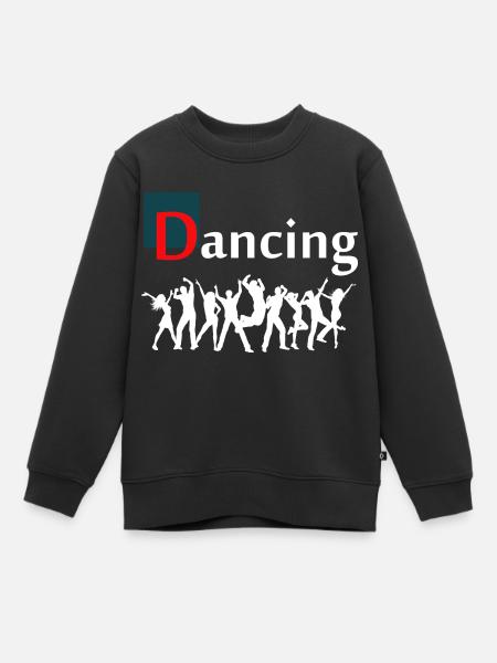 Danse Musique de danse - Sweat Premium enfant bio - noir