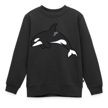 Meerestiere - Kinder Premium Organic Sweatshirt - Schwarz - Vorne - AI Model Kid Female (0cm)