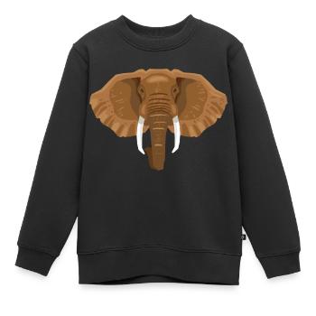 Wildtiere - Kinder Premium Organic Sweatshirt - Schwarz - Vorne - AI Model Kid Female (0cm)