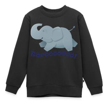 Wildtiere - Kinder Premium Organic Sweatshirt - Schwarz - Vorne - AI Model Kid Female (0cm)