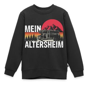Mein Altersheim Rente Wohnmobil Urlauber Rentner - Kinder Premium Organic Sweatshirt - Schwarz - Vorne - AI Model Kid Female (0cm)