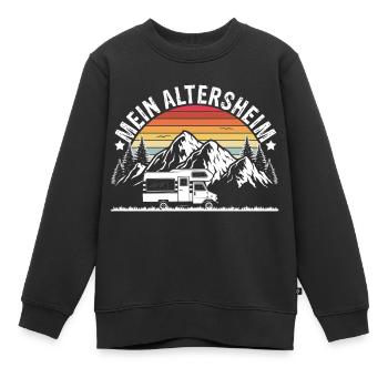 Mein Altersheim Rente Pension Wohnmobil Urlauber - Kinder Premium Organic Sweatshirt - Schwarz - Vorne - AI Model Kid Female (0cm)
