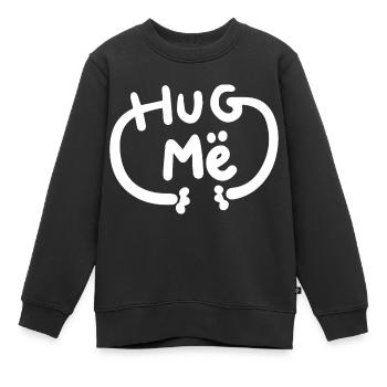 Umarmung - Kinder Premium Organic Sweatshirt - Schwarz - Vorne - AI Model Kid Female (0cm)