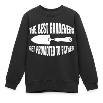 Jardin cadeau jardinier verger jardinier amateur - Sweat Premium enfant bio - noir - Devant - AI Model Kid Female (0cm)