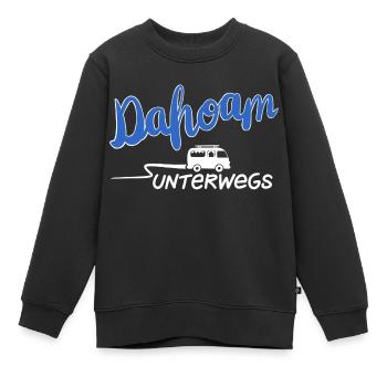 Dahoam unterwegs Bus - Kinder Premium Organic Sweatshirt - Schwarz - Vorne - AI Model Kid Female (0cm)