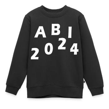 Abi 2024 - Kinder Premium Organic Sweatshirt - Schwarz - Vorne - AI Model Kid Female (0cm)
