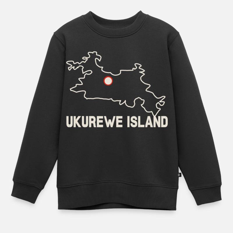 Île d’Ukurewe, Afrique - Sweat Premium enfant bio - noir