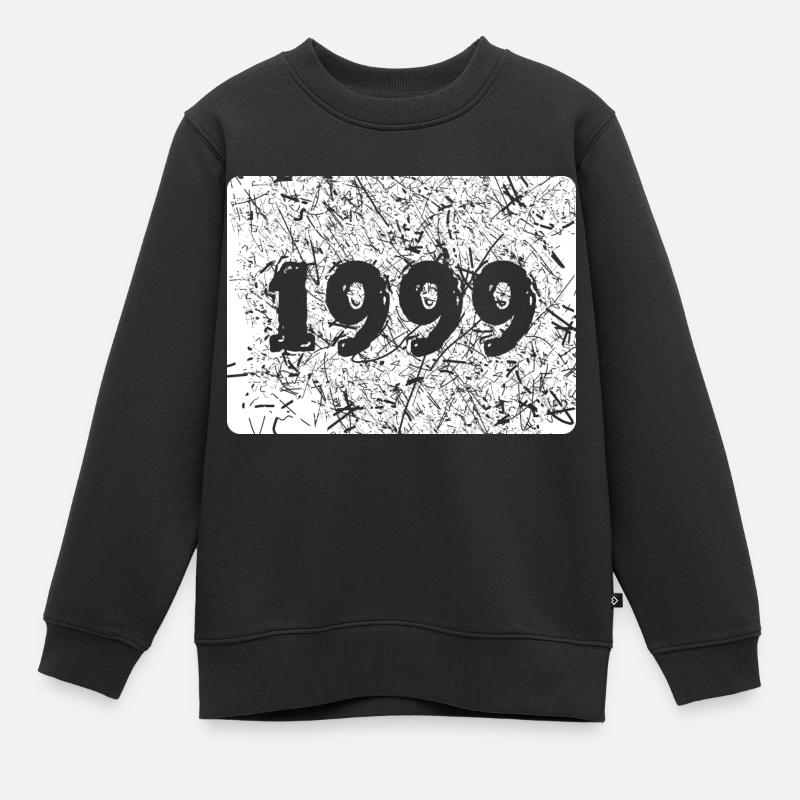 1999 1999 - Kinder Premium Organic Sweatshirt - Schwarz