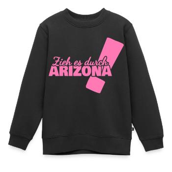 Cadeau pour l’Arizona - Sweat Premium enfant bio - noir - Devant - AI Model Kid Female (0cm)