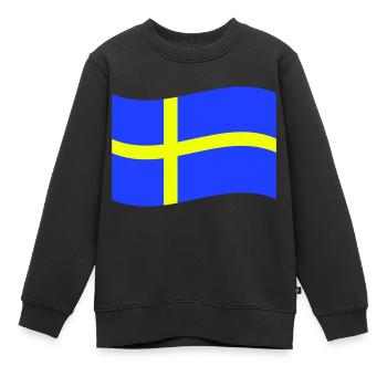 suède - Sweat Premium enfant bio - noir - Devant - AI Model Kid Female (0cm)