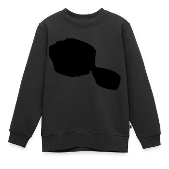 tahiti map - Sweat Premium enfant bio - noir - Devant - AI Model Kid Female (0cm)