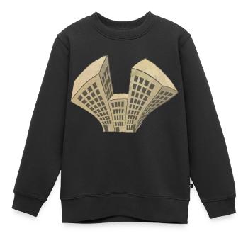 Earthquake - Kinder Premium Organic Sweatshirt - Schwarz - Vorne - AI Model Kid Female (0cm)