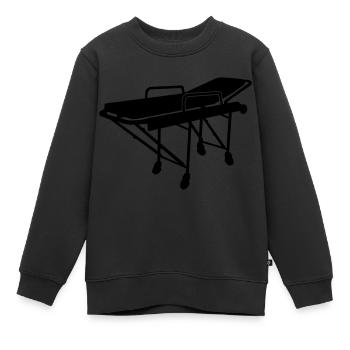 Bahre _erste-Hilfe-_b1 - Kinder Premium Organic Sweatshirt - Schwarz - Vorne - AI Model Kid Female (0cm)