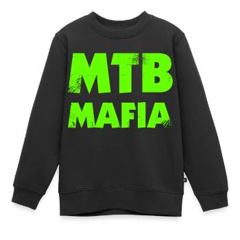 MTB Mafia - Kinder Premium Organic Sweatshirt - Schwarz - Vorne - AI Model Kid Female (0cm)