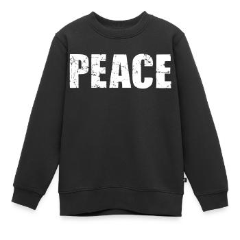 PAIX - Sweat Premium enfant bio - noir - Devant - AI Model Kid Female (0cm)