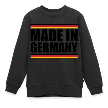 Fabriqué en Allemagne - Sweat Premium enfant bio - noir - Devant - AI Model Kid Female (0cm)