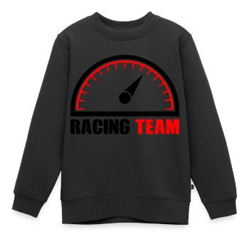Tacho Racing Team - Kinder Premium Organic Sweatshirt - Schwarz - Vorne - AI Model Kid Female (0cm)