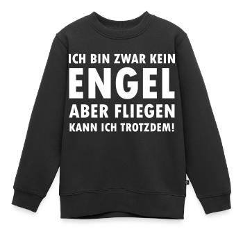 Fußball Soccer - Kinder Premium Organic Sweatshirt - Schwarz - Vorne - AI Model Kid Female (0cm)