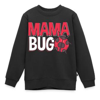Ladybug Entomologist Ladybirds Entomology Mama Bug - Kinder Premium Organic Sweatshirt - Schwarz - Vorne - AI Model Kid Female (0cm)
