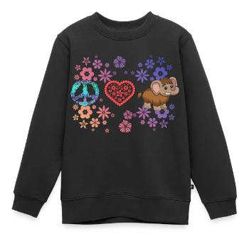 Mammut - Kinder Premium Organic Sweatshirt - Schwarz - Vorne - AI Model Kid Female (0cm)