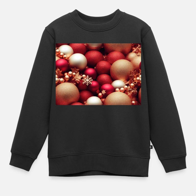 Décorations de Noël - Sweat Premium enfant bio - noir