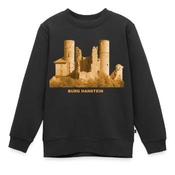 Hanstein Burg Ruine Eichsfeld Bornhagen Thüringen - Kinder Premium Organic Sweatshirt - Schwarz - Vorne - AI Model Kid Female (0cm)