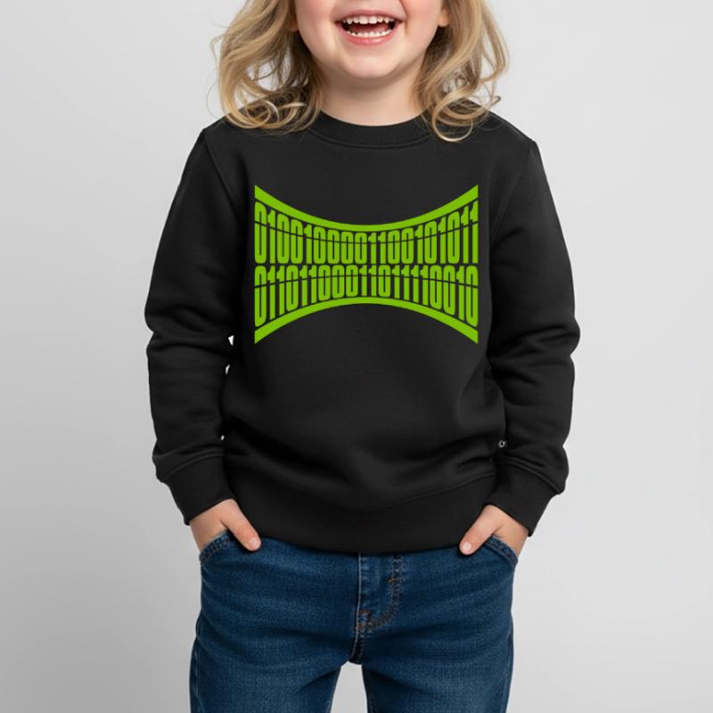 Langage de programme de code binaire Sweat Premium enfant bio