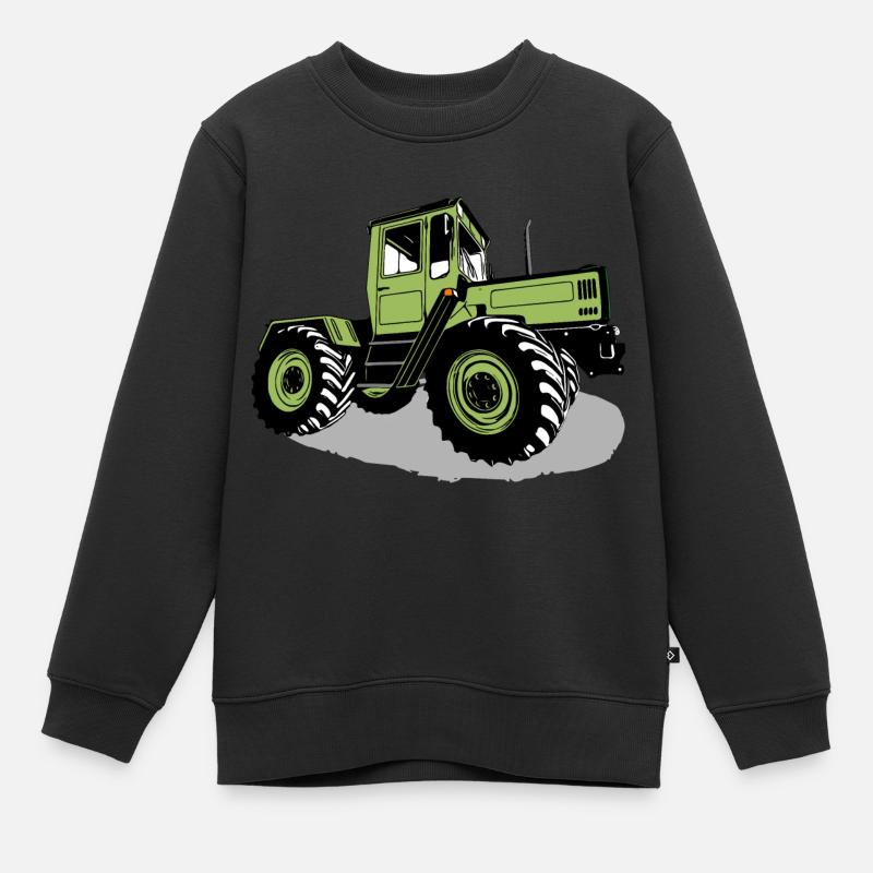 Unimog - Oldtimer - Offroad - 4x4 - MB Trac - Kinder Premium Organic Sweatshirt - Schwarz