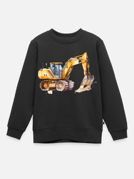 Bagger - Kinder Premium Organic Sweatshirt - Schwarz