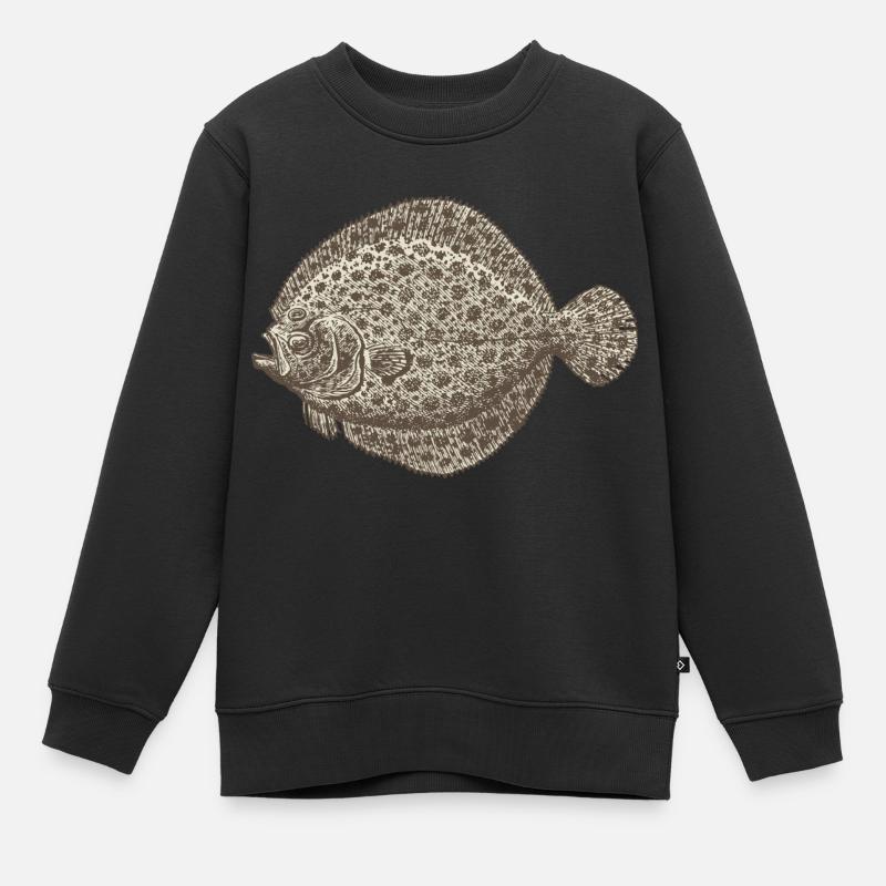 Meerestiere - Kinder Premium Organic Sweatshirt - Schwarz