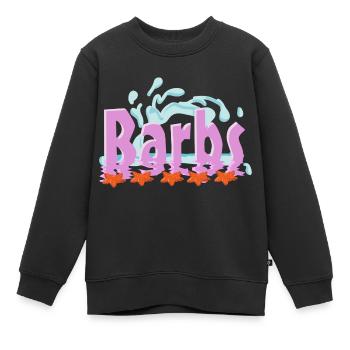 Barbs - Spitzname - Kinder Premium Organic Sweatshirt - Schwarz - Vorne - AI Model Kid Female (0cm)