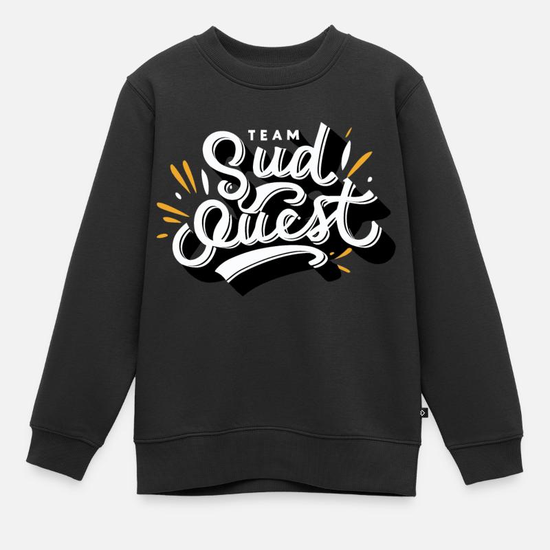 Team Sud Ouest - Sweat Premium enfant bio - noir