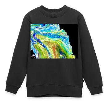 crocodile to heaven - Kinder Premium Organic Sweatshirt - Schwarz - Vorne - AI Model Kid Female (0cm)