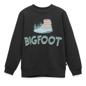 Bigfoot Outdoor - Kinder Premium Organic Sweatshirt - Schwarz - Vorne - AI Model Kid Female (0cm)