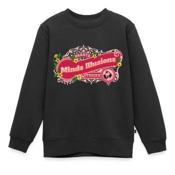 Couple Partners Engagement Wedding Valentine Lover - Kinder Premium Organic Sweatshirt - Schwarz - Vorne - AI Model Kid Female (0cm)