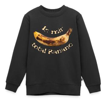 C’est totalement banane pour moi - Sweat Premium enfant bio - noir - Devant - AI Model Kid Female (0cm)