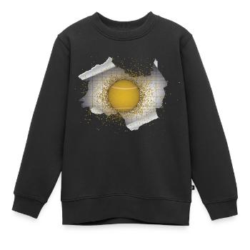 Tennisball - Kinder Premium Organic Sweatshirt - Schwarz - Vorne - AI Model Kid Female (0cm)