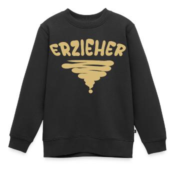 Erzieher als Beruf - Kinder Premium Organic Sweatshirt - Schwarz - Vorne - AI Model Kid Female (0cm)
