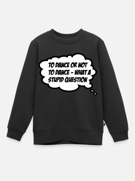 danser - Sweat Premium enfant bio - noir