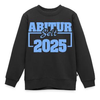 2025 - Kinder Premium Organic Sweatshirt - Schwarz - Vorne - AI Model Kid Female (0cm)