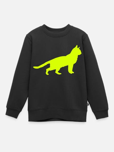 katze - Sweat Premium enfant bio - noir