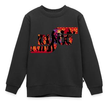 Disco - Kinder Premium Organic Sweatshirt - Schwarz - Vorne - AI Model Kid Female (0cm)