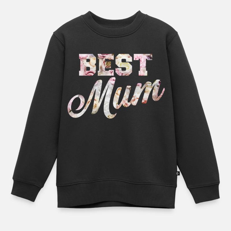 meilleure maman - Sweat Premium enfant bio - noir